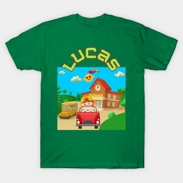 Lucas baby's names T-Shirt by TopSea